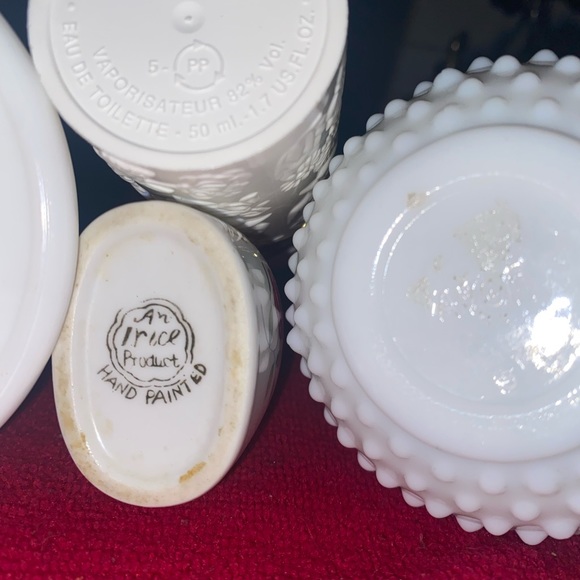 4 collectable vintage empty perfume bottles  irice , Avon and l’air du temps - Picture 7 of 9